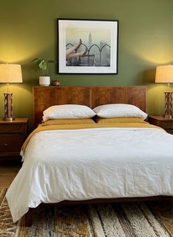 Mid Century QUEEN Headboard By LANE