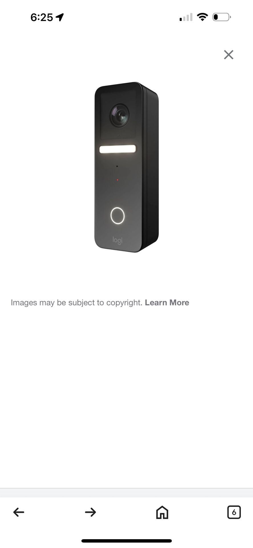 LOGITECH CIRCLE VIEW DOORBELL CAMERA APPlE HOMEKIT