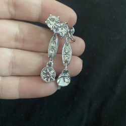 Silver Earrings New Never Used 