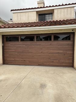 16' X 7' Plank Wood Tone Steel