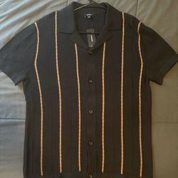 Express Short Sleeve Button Down Shirt Size M