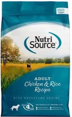 Free Dog Kibble - NutriSource Chicken & Rice