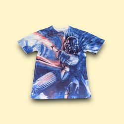 Star Wars Darth Vader Light Saber 2 Sided Graphic T-Shirt Official Mad Engine