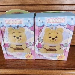 DISNEY MINISO "WINNIE THE POOH" COLLECTION. BLIND/SEALED/UNOPEN BOX. NEW! (2) Available 