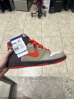 Team Orange Nike Dunk High Shoes