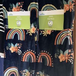 New* 50 X 60in   Blanket , Both $17