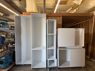 NEW White Cabinets – Multiple Sizes – Cabinet Set / Storage