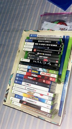 For Sale Xbox 360 PS4 And Xbox One Games This Is All I Have Left