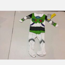 Disney Buzz Light Year Footed Costume Pajamas
