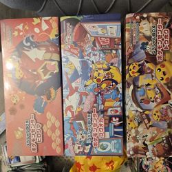 Pokemon Center Japan Hiroshima, Fukuoka, Tohoku Exclusive Boxes Pikachu Card PROMO