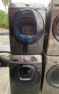 🍂SET WASHER AND DRYER SAMSUNG🍂✔️DARCK STEEL✔️🆓️FREE DELIVERY🆓️