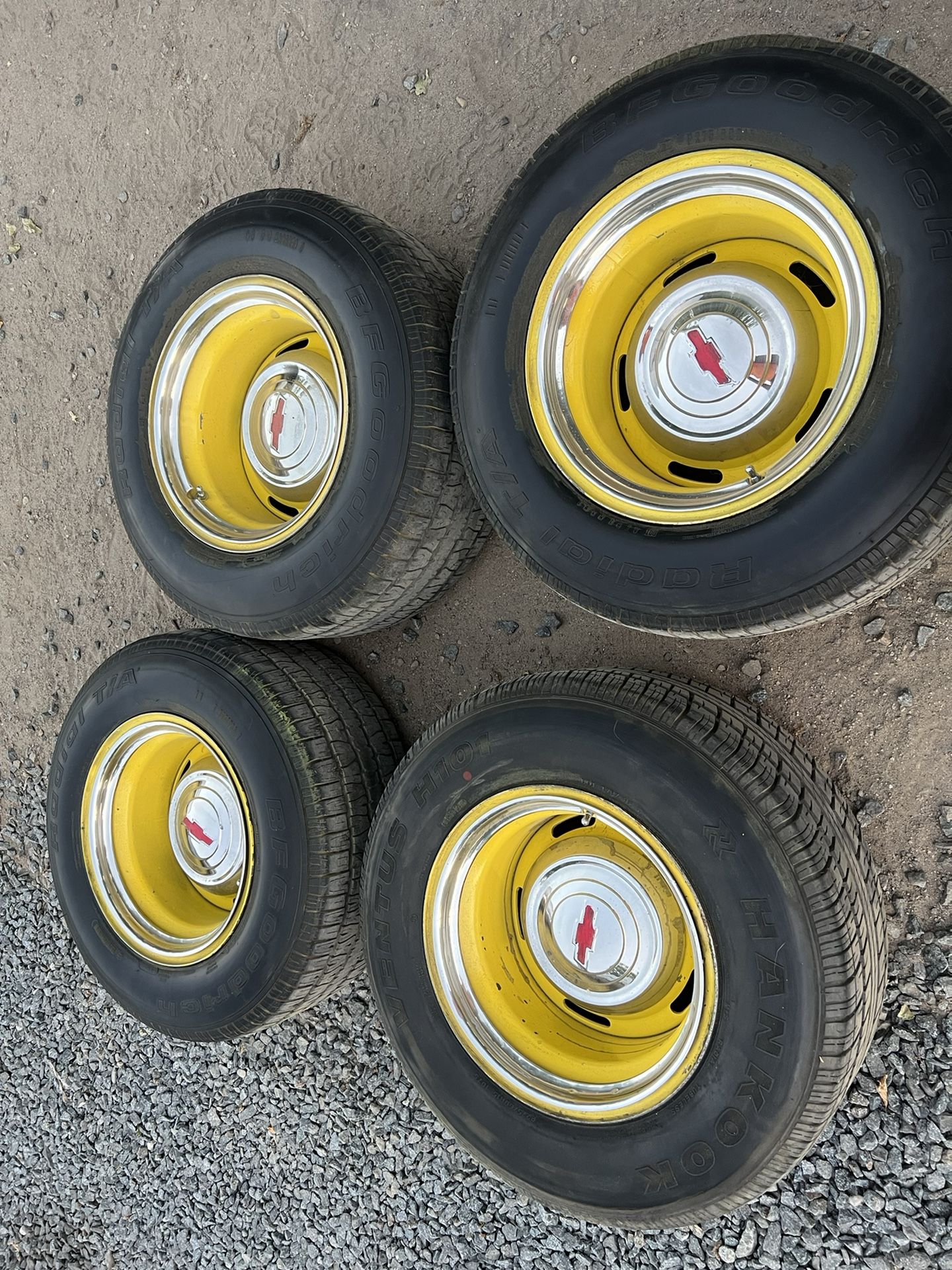 15x10 Rally Wheels 6 Lug Chevy