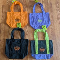 Trader Joes Halloween Mini Tote Bags