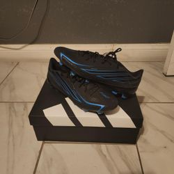 Adidas F50 Football Cleats Black Blue