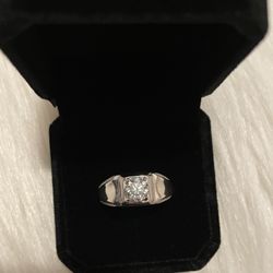 Brand New Men’s 1 Ct Moissanite Ring GRA Certified 