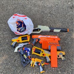 Nerf Dart Guns.  Toys