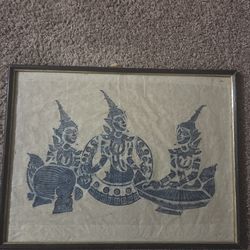 Framed Temple Rubbing