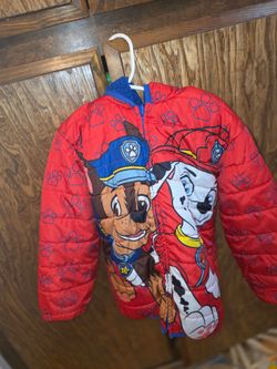 Paw Patrol Reversible Kids Puffer Jacket – Approx. 4T/5T