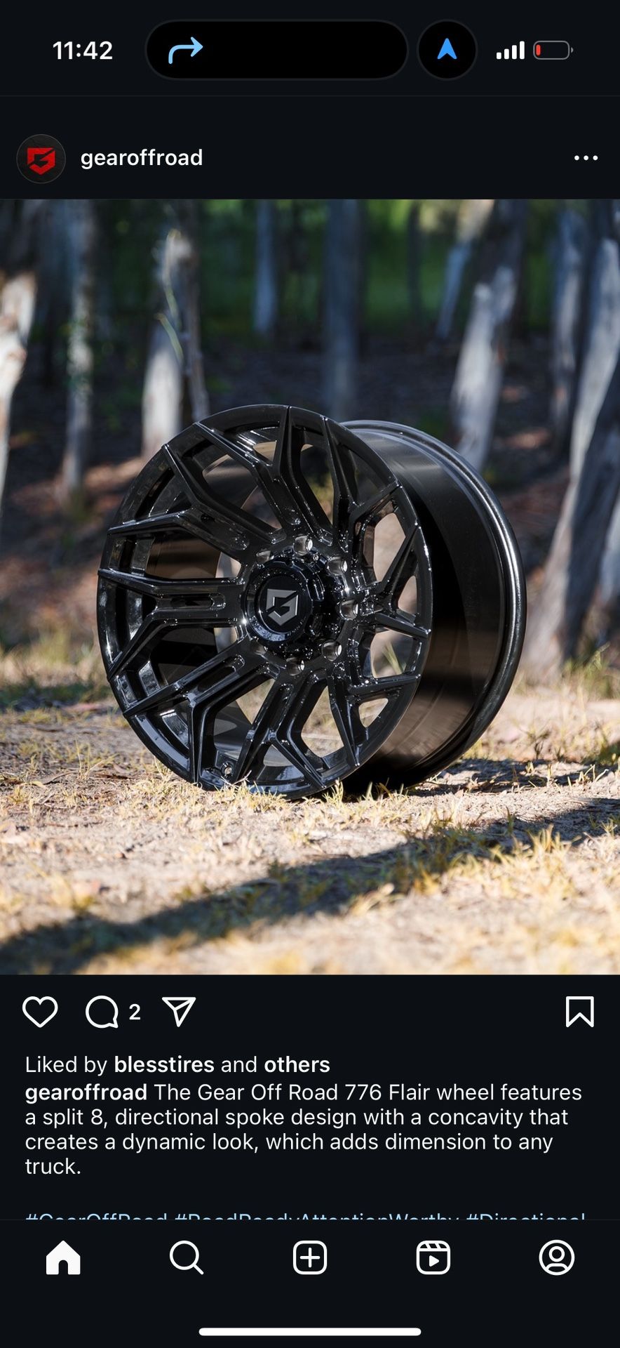 GEAR OFF ROAD WHEELS 20x10