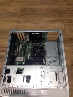 AMD motherboard with Dell computer case