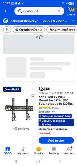 TV wall mount : Need help to hang