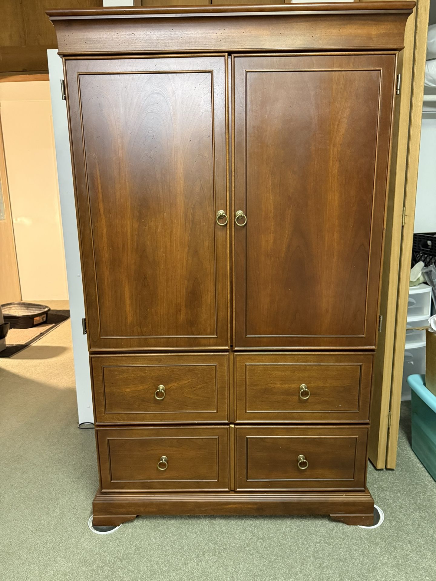 Wood Armoire “Bombay Company”