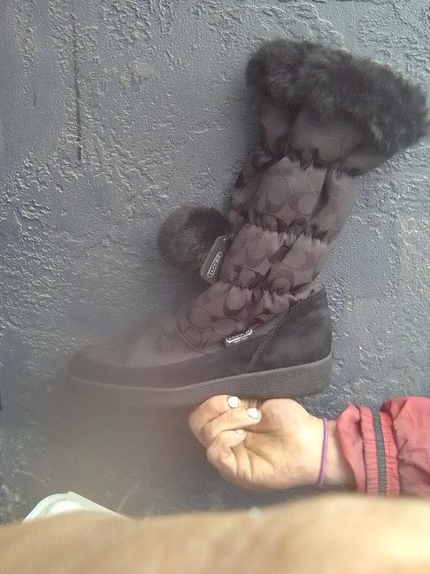 Coach Knee High Boots. 