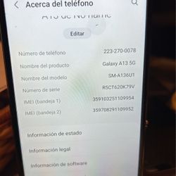 Móvil Samsung Gala y A13 5 G