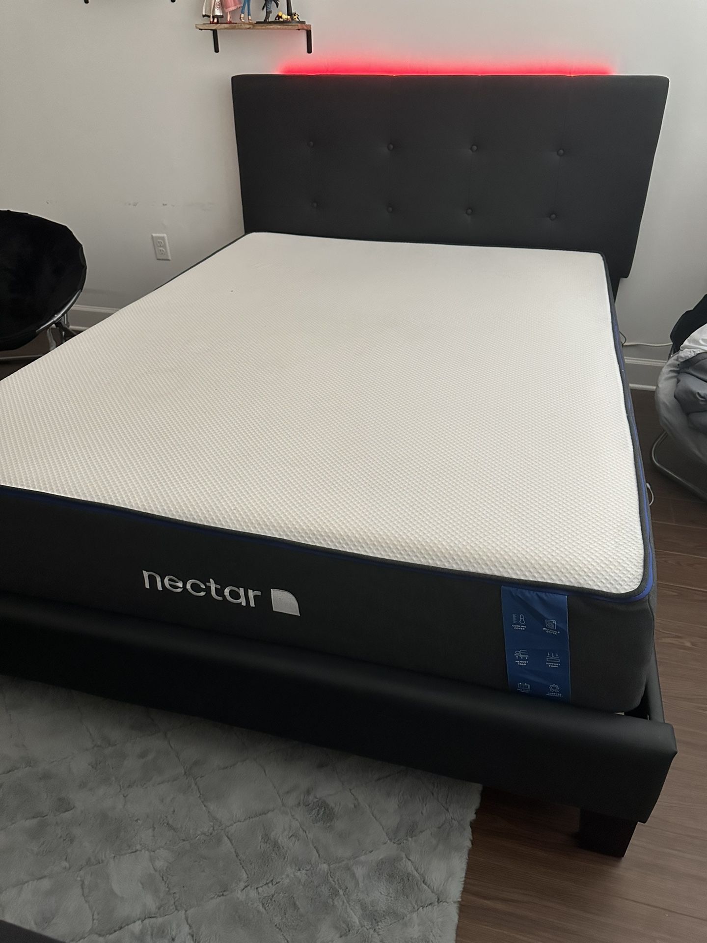 Nectar Queensize Mattress & Bed Frame