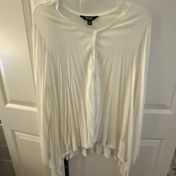 Xl white Vera wang cardigan 
