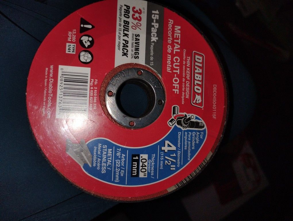 Grinder Wheels 15pack