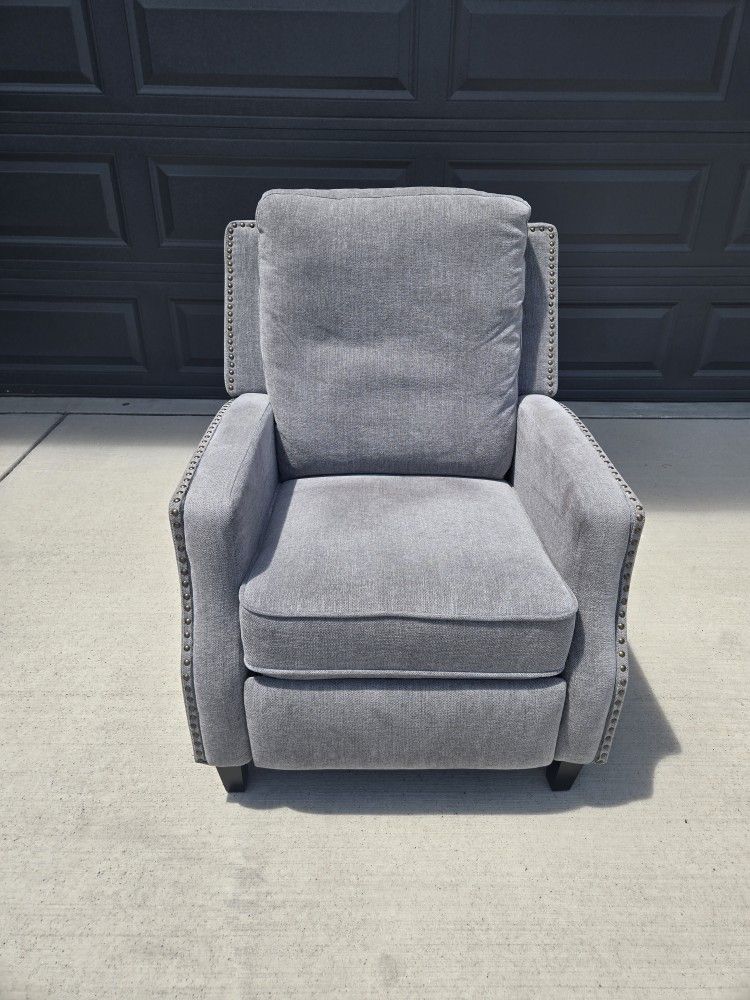 Gray Cushion Recliner Seat