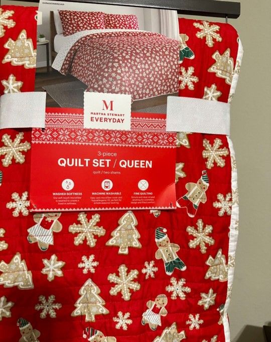HTF Martha Stewart Gingerbread Quilt