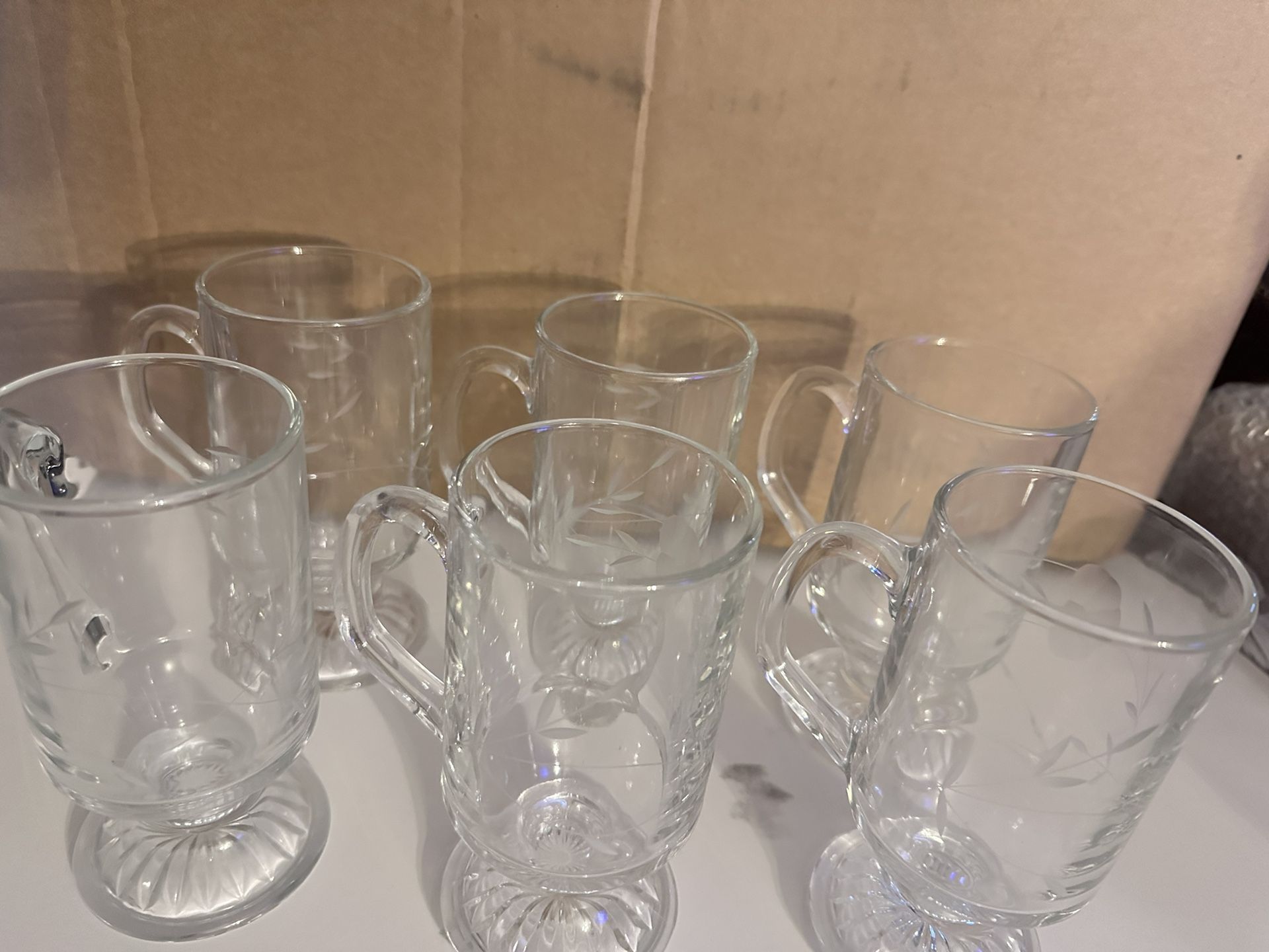 Princess House Signature Collection Set Of 6 Drinking Mugs