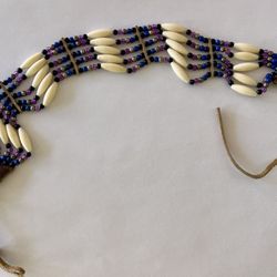 Handmade Beaded Adjustable Bracelet / Anklet /Choker– Boho Tribal Style