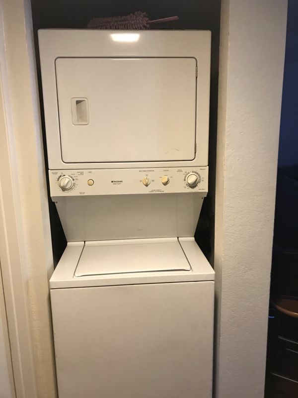 Stackable washer and dryer the only thing the dryer doesn’t work well