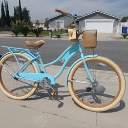 Huffy Nel Lusso Beach Cruiser Bike 