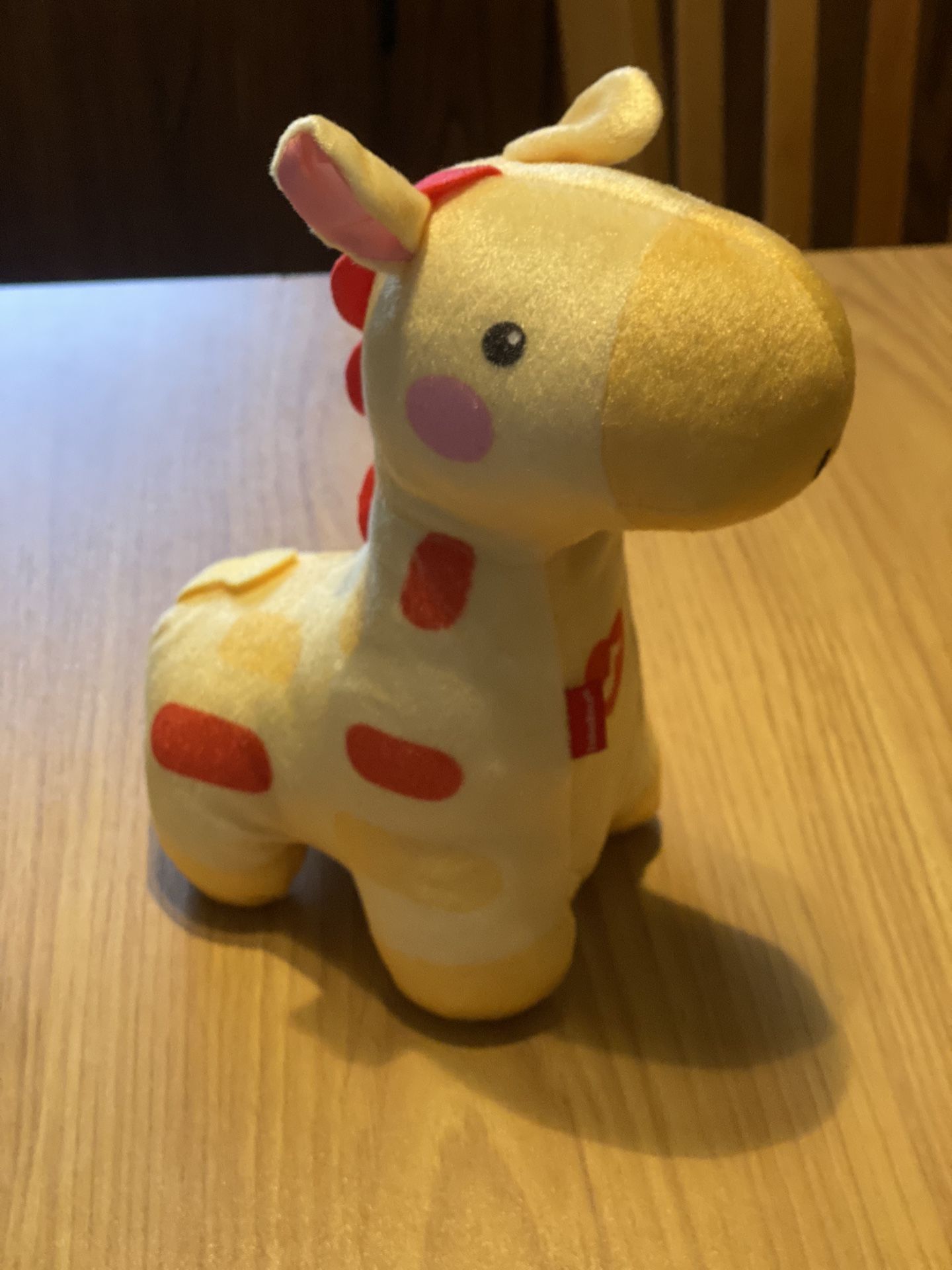 Fisher Price Giraffe Soothe and Glow  Baby Yellow Music Light Plush 9" 