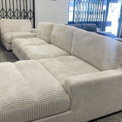 New 127x66 Sectional Couch / Free Delivery 