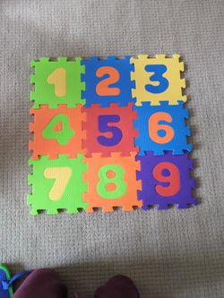 Foam Number Squares