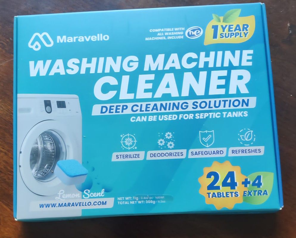 Washing Machine Cleaner 28 Piece Pack Brand New Sealed