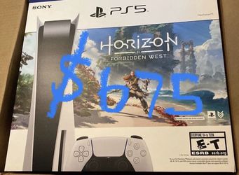 New!! Sony PlayStation 5 (PS5) Disc Horizon Forbidden West Console Bundle