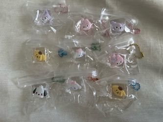 Sanrio mini taba keychain squishy