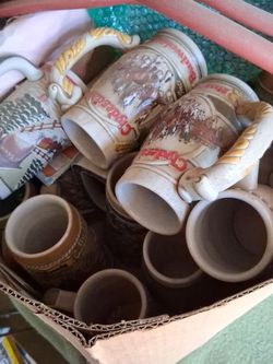 Budweiser collectible mugs