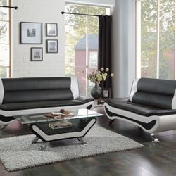 Sofa And Love Seat With A Bonus Table