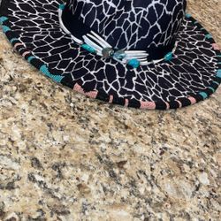 Native Beaded Fedora Hat