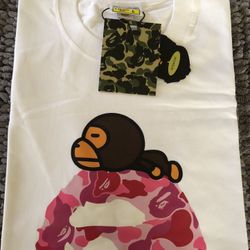 White Bape Tee