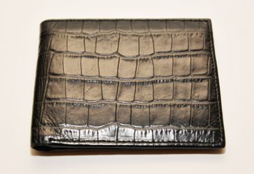 Banana Republic crocodile leather wallet
