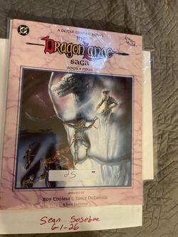 The Dragonlance Saga Book Four DC Comics 1989 Paperback DeZuniga Thomas