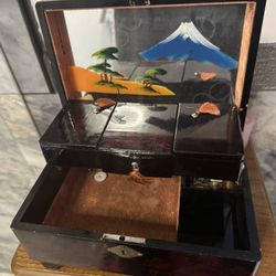 Vintage Japanese Jewelry Box 